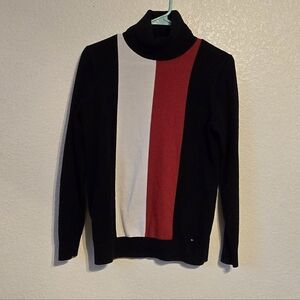 Tommy Hilfiger Tricolor Turtleneck Sweater